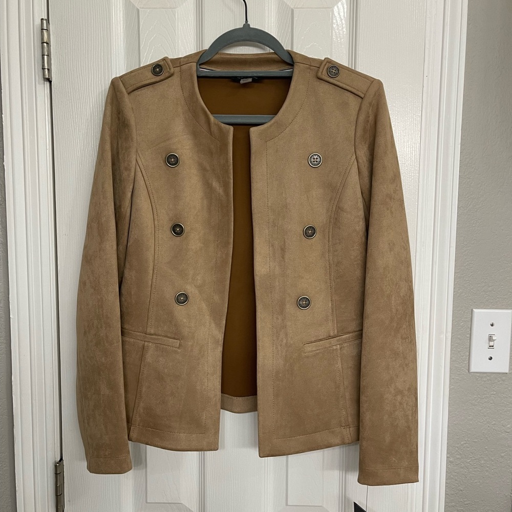 Tan suede jacket